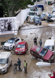 Fotos de la exposición fotográfica con el resumen del año que acoge El Corte Inglés de Pamplona