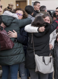 Fotos del día después del accidente en el que fallecidos dos menores en Estella.