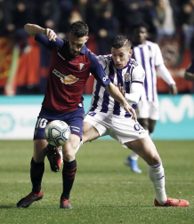 Galería de fotos del partido Osasuna-Valladolid disputado en El Sadar.