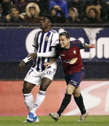 Galería de fotos del partido Osasuna-Valladolid disputado en El Sadar.