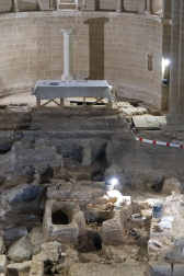 Fotos de las excavaciones arqueológicas en el Monasterio de Irache