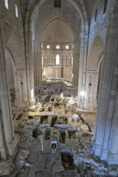 Fotos de las excavaciones arqueológicas en el Monasterio de Irache