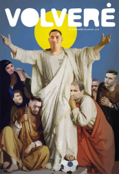Dibujo de LKN sobre el Chimy Ávila tras su nueva lesión de rodilla