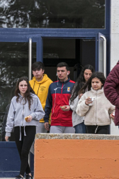 Alumnado del IESO del Camino de Viana durante una jornada lectiva.