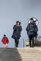 Los peregrinos que partieron de la merindad se enfrentaron a la meteorología y a las bajas temperaturas