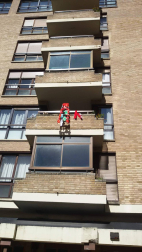 El pañuelo de San Fermín este sábado en todas las ventanas de Navarra. Esa es la idea con la que la capilla de San Fermín hace un llamamiento con motivo del cuarto peldaño de la escalera, este 4 de abril,