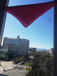 El pañuelo de San Fermín este sábado en todas las ventanas de Navarra. Esa es la idea con la que la capilla de San Fermín hace un llamamiento con motivo del cuarto peldaño de la escalera, este 4 de abril,