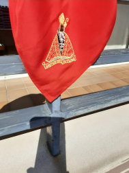 El pañuelo de San Fermín este sábado en todas las ventanas de Navarra. Esa es la idea con la que la capilla de San Fermín hace un llamamiento con motivo del cuarto peldaño de la escalera, este 4 de abril,
