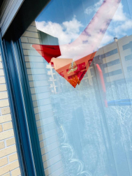 El pañuelo de San Fermín este sábado en todas las ventanas de Navarra. Esa es la idea con la que la capilla de San Fermín hace un llamamiento con motivo del cuarto peldaño de la escalera, este 4 de abril,