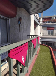 El pañuelo de San Fermín este sábado en todas las ventanas de Navarra. Esa es la idea con la que la capilla de San Fermín hace un llamamiento con motivo del cuarto peldaño de la escalera, este 4 de abril,