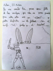 Llevan más de un mes sin salir a la calle, sin relacionarse con sus otros, ¿qué sienten?