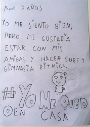 Llevan más de un mes sin salir a la calle, sin relacionarse con sus otros, ¿qué sienten?