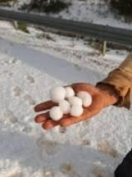 Fotografías de la impresionante tormenta y granizo de este sábado, 25 de abril