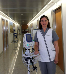 Fotografías de cuatro profesionales sanitarios navarros que se han infectado con el coronavirus y han regresado al trabajo.