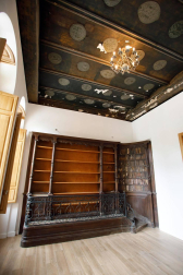 Así han quedado las salas de las instalaciones, ubicadas en el Palacio de Navarra y que se destinarán a uso público.