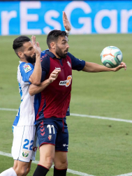 Imágenes del partido entre Osasuna y Leganés en El Sadar.