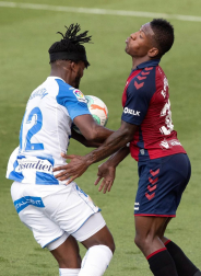 Imágenes del partido entre Osasuna y Leganés en El Sadar.