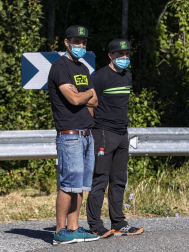 Todas las fotografías de la carrera ciclista La Induráin 2020 celebrada en Villava