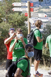 El equipo rompió la rutina de entrenamientos y disfrutó de un paseo por San Cristóbal-Ezkaba y de una comida