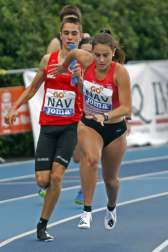 Fotos del Campeonato de España Sub 18 de Atletismo de Federaciones Autonómicas celebrado en el estadio Larrabide de Pamplona.