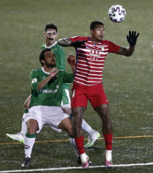 Imágenes del partido de primera ronda de la Copa del Rey disputado entre la A.D. San Juan y el Granada.