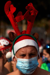 El coronavirus marcó la tradicional competición que se celebra todos los 25 de diciembre en la Ciudad Condal.