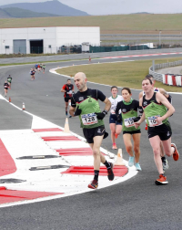 El Circuito de Navarra ha sido el escenario del Campeonato Navarro de 10 Kilómetros y la 'SanSilRace 2020' popular como broche a este atípico año