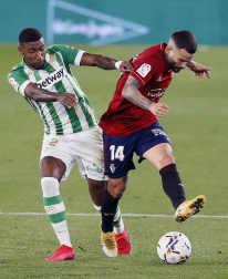 Galería de fotos del partido entre Betis y Osasuna, que ha finalizado con victoria verdiblanca (1-0).