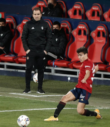 Imágenes del partido entre Osasuna y Barcelona disputado en El Sadar.