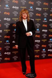 Actores, presentadores y cantantes desfilan por la alfombra roja de los premios Goya 2021.