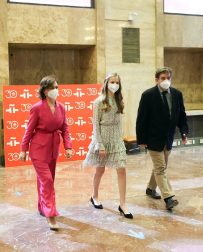 La Princesa Leonor se estrena en el Instituto Cervantes con su primer acto en solitario