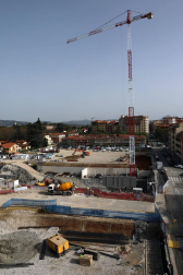 Galería de fotos de las obras en el antiguo solar de los Salesianos, en Pamplona