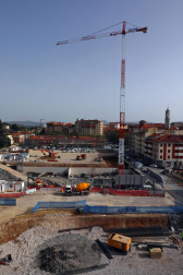 Galería de fotos de las obras en el antiguo solar de los Salesianos, en Pamplona