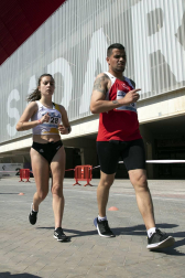 Jesús García Bragado ha ganado los 10 km marcha del II Gran Premio de Marcha Ciudadela de Pamplona.
