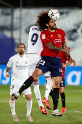 Imágenes del partido entre Real Madrid y Osasuna en el estadio Alfredo Di Stéfano.