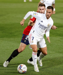 Imágenes del partido entre Real Madrid y Osasuna en el estadio Alfredo Di Stéfano.