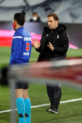 Imágenes del partido entre Real Madrid y Osasuna en el estadio Alfredo Di Stéfano.
