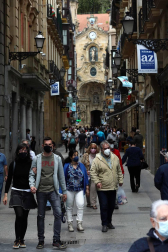El primer día sin cierre perimetras tras el fin del estado de alarma, San Sebastián y Zarautz se confirmaron como dos de los destinos predilectos para los navarros