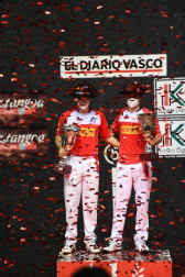 El vízcaino y el navarro se impusieron a Peña y Albisu por 22-7 en el frontón Bizkaia