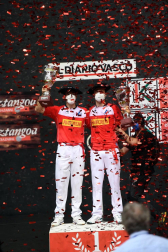 El vízcaino y el navarro se impusieron a Peña y Albisu por 22-7 en el frontón Bizkaia