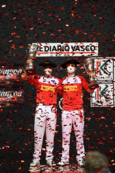 El vízcaino y el navarro se impusieron a Peña y Albisu por 22-7 en el frontón Bizkaia