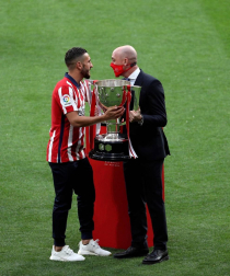 Galería de fotos del acto que ha tenido lugar en un Wanda Metropolitano sin aficionados
