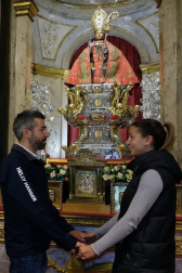 Fotos de gente que visitó la capilla de San Fermín entre el sábado 22 de mayo y el miércoles 26.