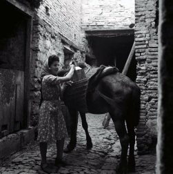 El Ayuntamiento de Pamplona inauguró la muestra en Condestable con fotografías que visibilizan la contribución de las mujeres para mantener en pie la sociedad.