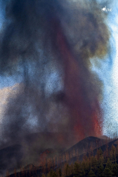 Fotos de la erupción del volcán Cumbre Vieja en La Palma.