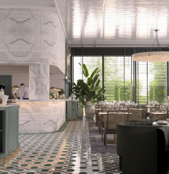 Imagen del interior del futuro hotel Tres Reyes de San Sebastián