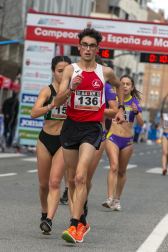 Fotos de los campeonatos de marcha, en Pamplona.