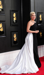 Asistentes a la gala de la 64 edición de los Premios Grammy.