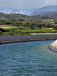 Fotos de los incendios en la zona de Ujué y San Martín de Unx.