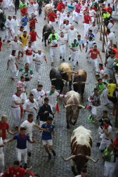 Encierro del 7 de julio 2022. Toros de Núñez del Cuvillo.